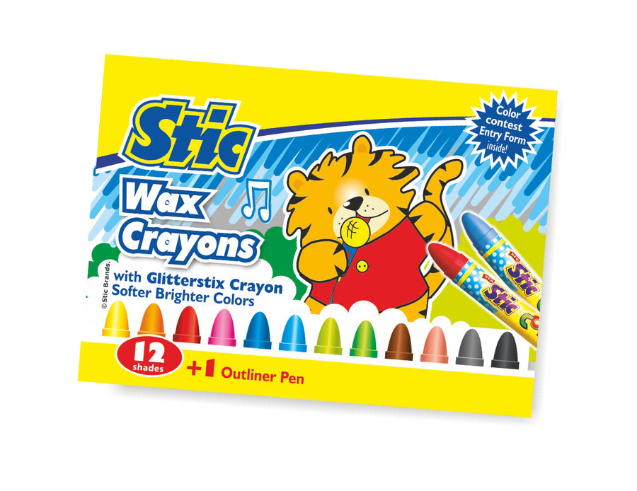 Trail maker 12 Pack Crayons - Wholesale Bright Wax India